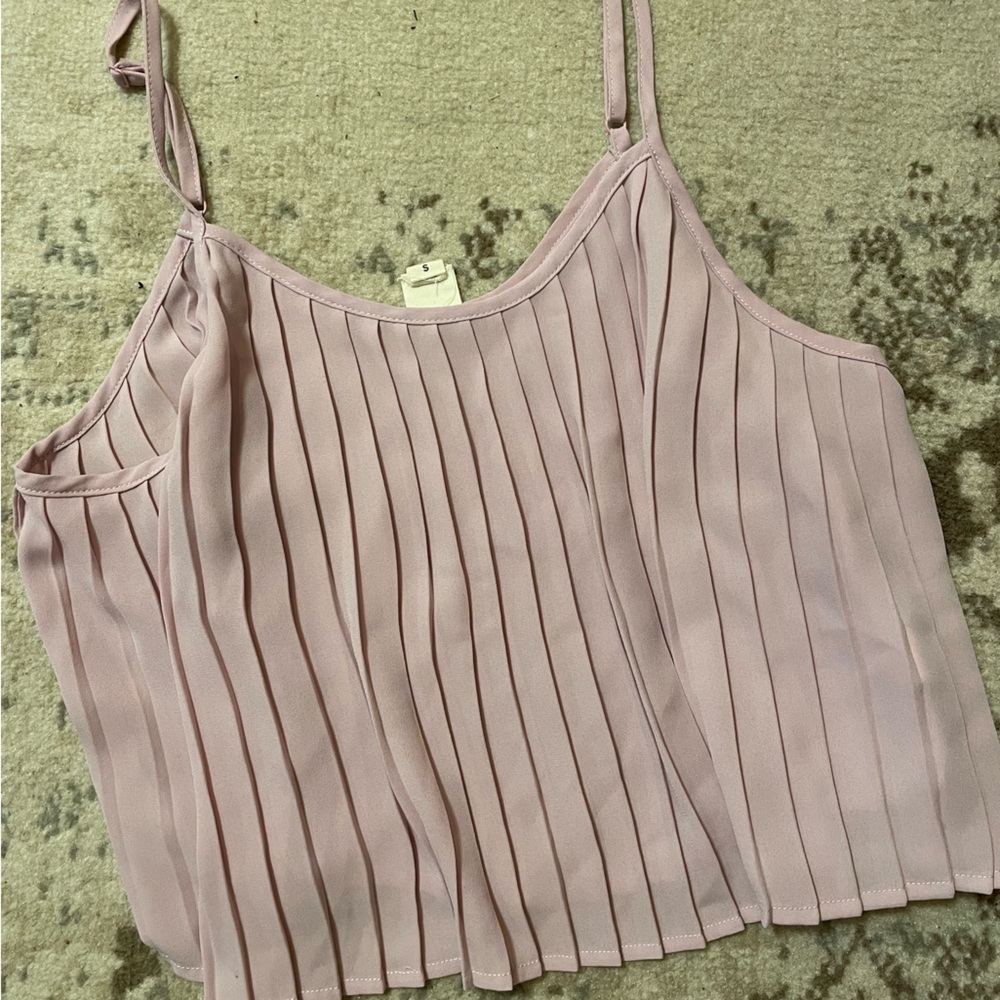 LA Hearts lilac pleated cami size s